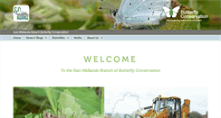Desktop Screenshot of eastmidlands-butterflies.org.uk