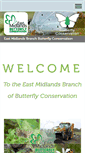 Mobile Screenshot of eastmidlands-butterflies.org.uk